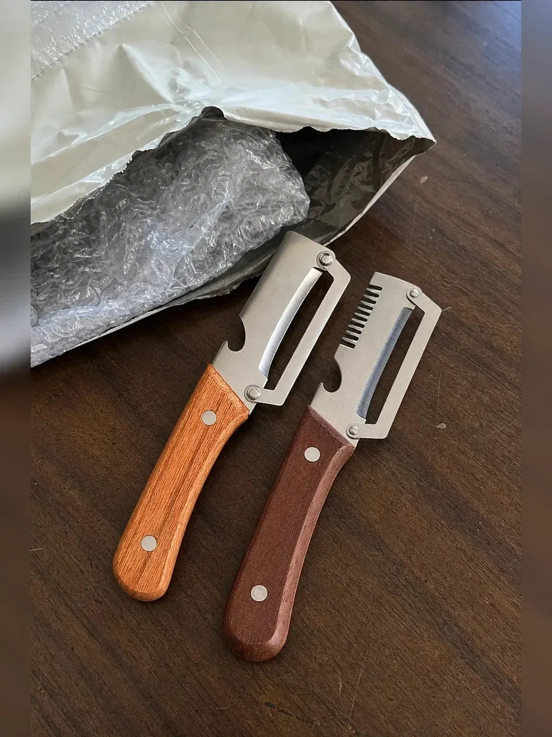 Set de Pelador de Verduras + Abridor Premium (2 piezas)