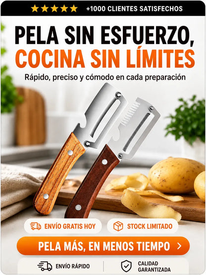 Set de Pelador de Verduras + Abridor Premium (2 piezas)